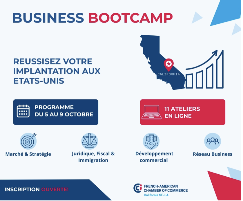 Image de l'évenement BUSINESS BOOTCAMP : Préparer son implantation en Californie