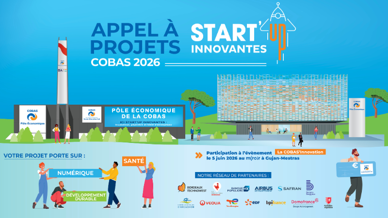 Image de l'évenement Appel à projets start'ups innovantes de la COBAS