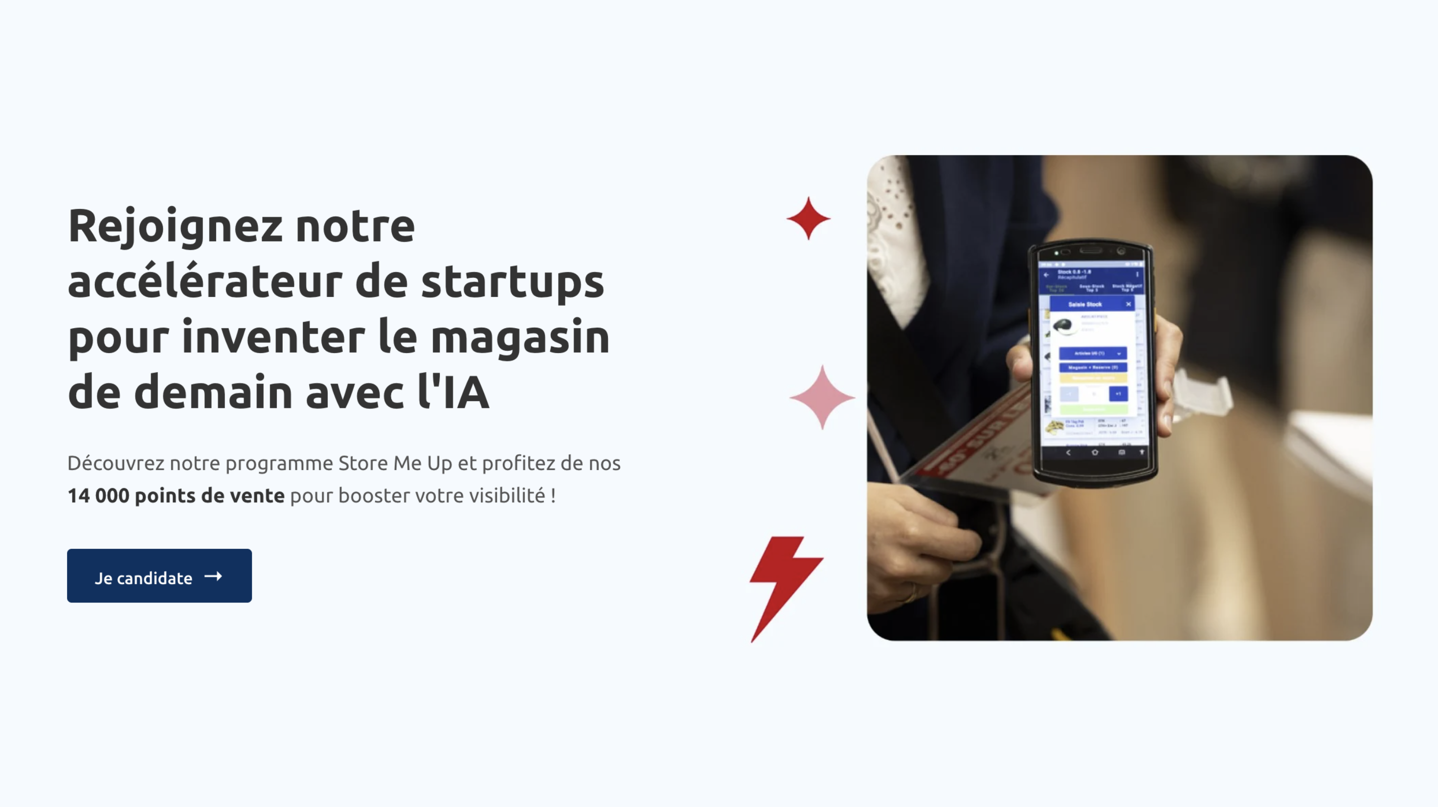 Rejoignez notre accélérateur de startups pour inventer le magasin de demain avec l’IA