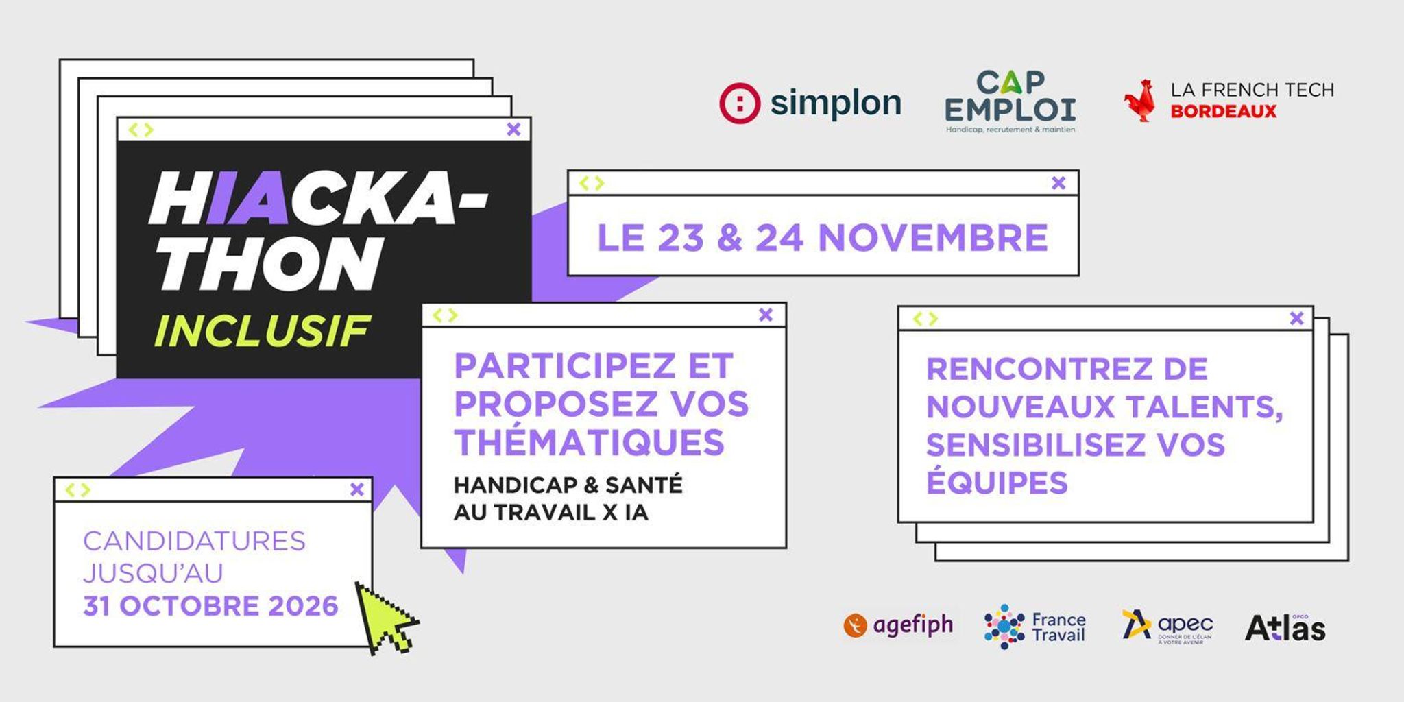 Image de l'évenement HIAckathon inclusif
