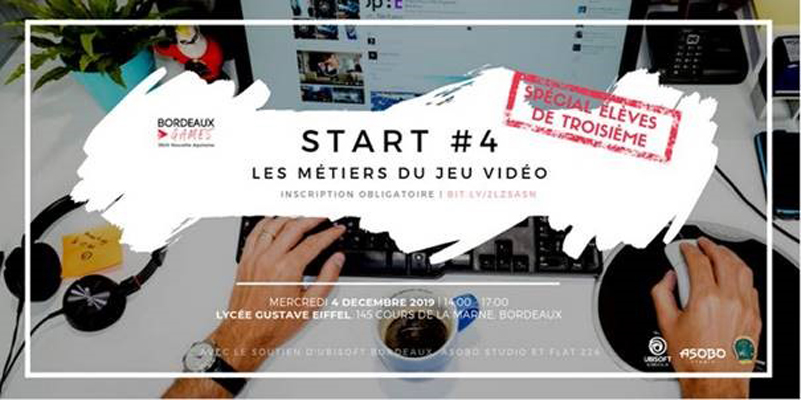 START : les métiers du jeu vidéo - French Tech Bordeaux