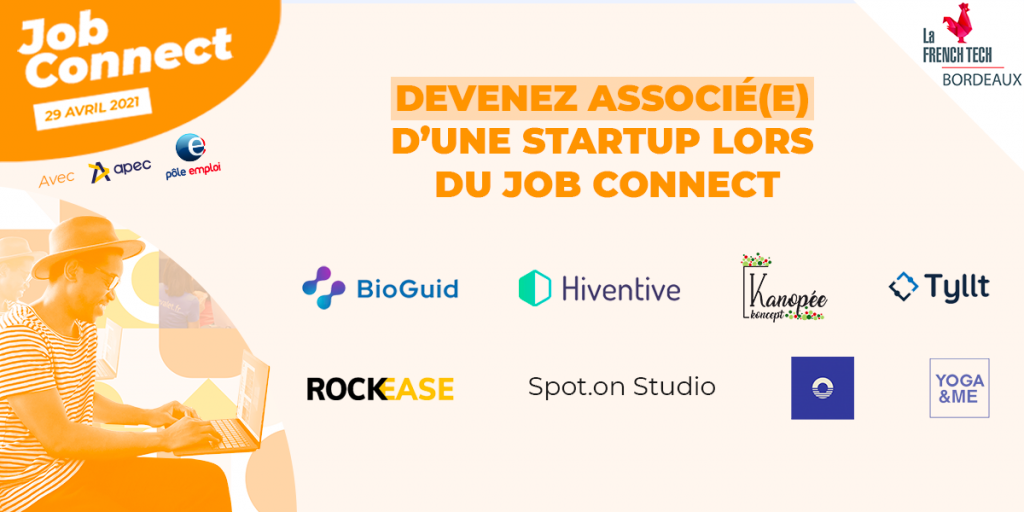 Devenez associé(e) d'une startup lors du Job Connect