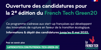 French Tech Green20 : candidatez pour intégrer la nouvelle promotion !