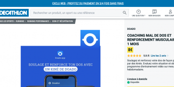 Doado sélectionnée par Decathlon pour un partenariat national
