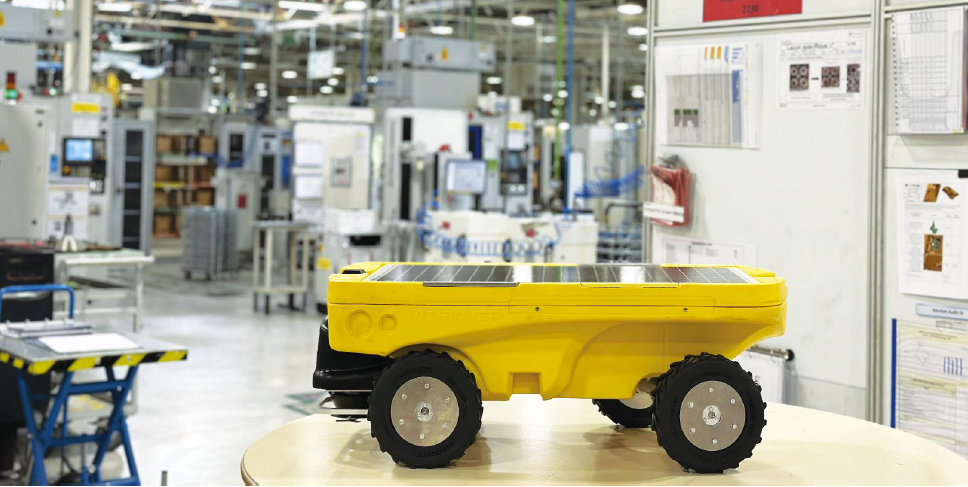 robot tondeur industriel Vitirover